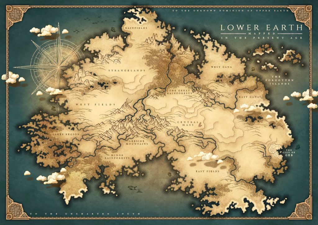 Map of Lower Earth